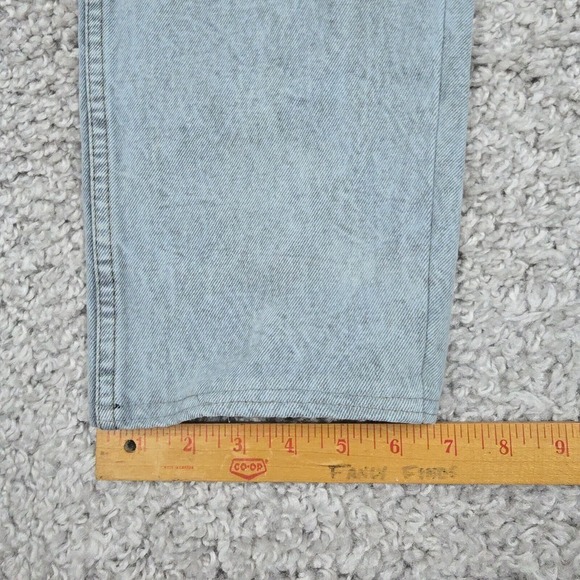 Vintage Calvin Klein Jeans‎ Womens 34 (Fits 29x26.5) Blue High Rise Mom USA 90s - Picture 14 of 15